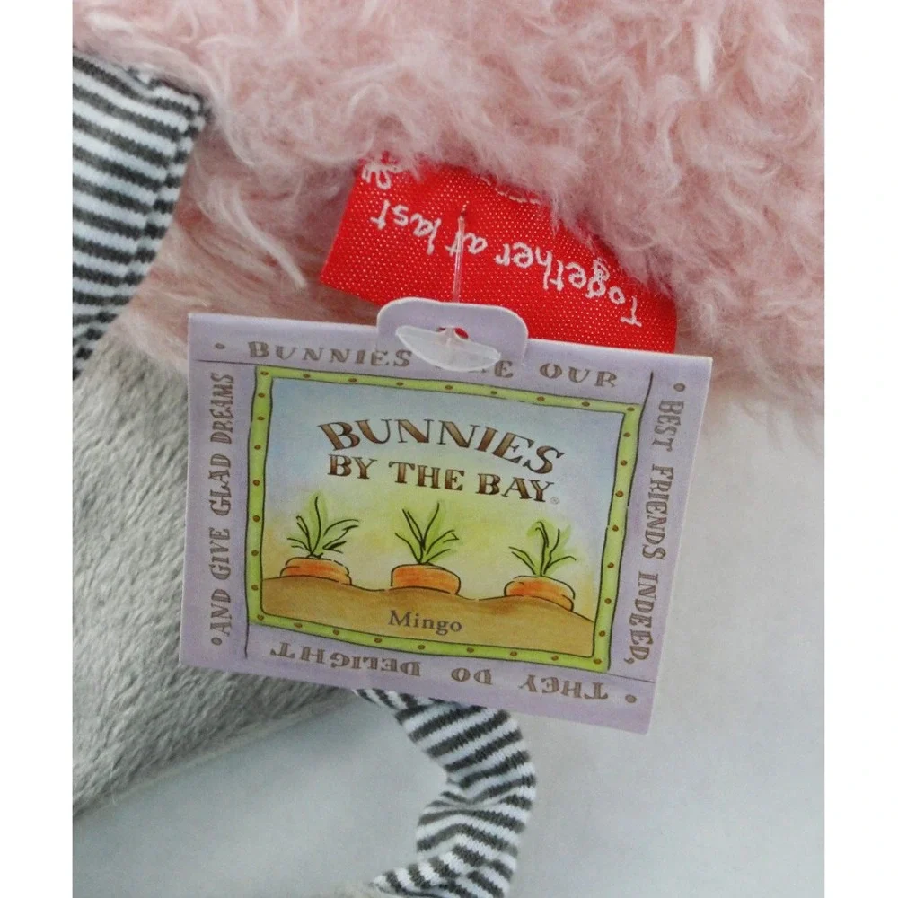 Bunnies By The Bay Pink Flamingo Stork Plush Knotted Legs Stuffed Baby w/Tags